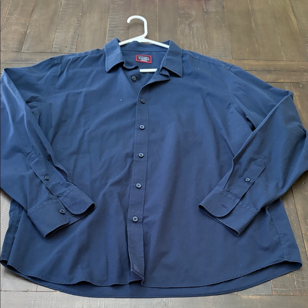UNTUCKit Men's Navy Long-Sleeve Button-Down Shirt